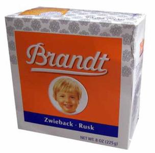 Zwieback, Rusks (Brandt) 8 oz (225g) Footlocker For Sale
