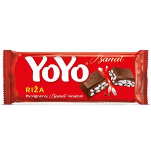 YOYO Chocolate Bar with Puffed Rice, 80g Sale Classic