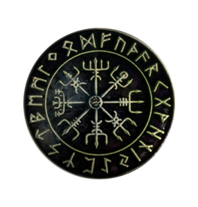 BAG OV BONES - 'Odin's Compass' Magnet (Black) Sale View