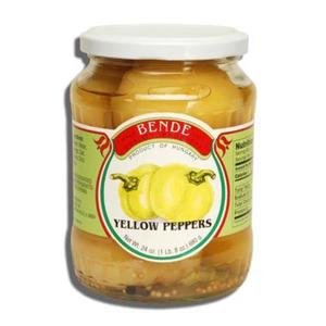 Whole Yellow Peppers (Bende) 23 oz Collections Online