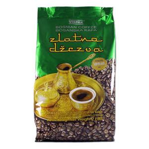 Bosnian Ground Coffee-Zlatna Dzezva (Vispak) 907g, 2lbs, Green Bag Buy Cheap Big Sale