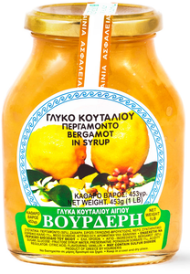 Bergamot in Syrup Preserve (Vourderis) 453g Sale With Mastercard