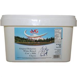 Bulgarian COW Milk Feta Cheese, 2lb plastic - VG Commerce Cheap Visa Payment