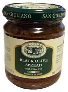 Black Olive Spread (SanGiuliano) 180g (6.35 oz) Clearance Best