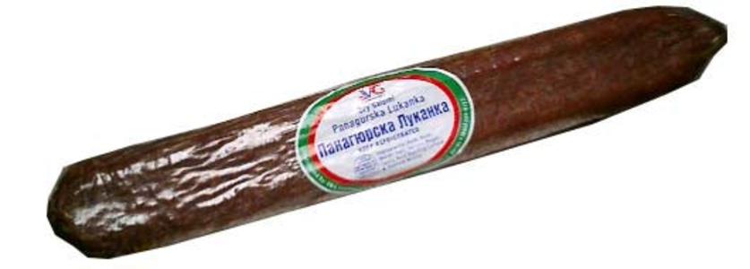 Bulgarian Style Dry Salami Panagurska Lukanka, approx. 1.1lb Discount Supply