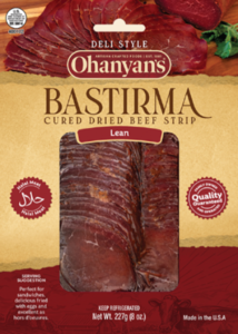 Bastirma-Cured dried beef SLICED Strips, approx. 0.5lb 2025 Sale Online