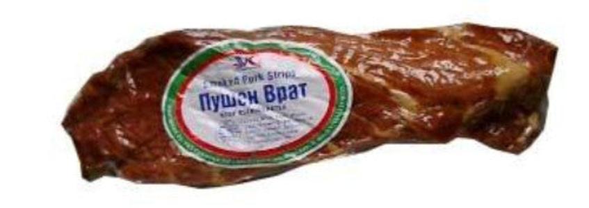 Bulgarian Style Smoked Pork Strips approx. 1-1.2lb Wiki For Sale