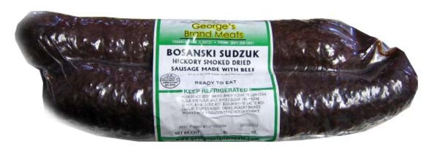 Bosanski Sudzuk, Beef Sausage (Sabah Brand) approx. 1.0 lb Cheap Sale Outlet