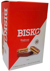 Bisko California Graham Crackers Filled and Coated with Real Chocolate, CASE, 15.6 oz - 12 Bars Store Online