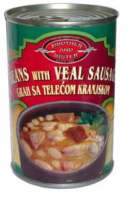 Beans with Veal Sausage (BrotherAndSister) 15 oz (425g) Best Store To Get Cheap Online