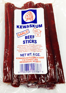 Beef Sticks, with Garlic (Kewaskum) 8 oz Sale 2025 New