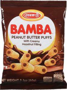 Bamba Peanut Butter Puffs with Creamy Hazelnut Filling, 2.1 oz Online Online For Sale