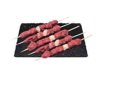 3 Skewers Lamb Tenderloin fillet cubes Marinated 300g Quality Original