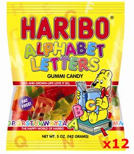 Haribo Alphabet Letters Gummi Candy, CASE (12 x  5oz Bags) Cheap Sale Online Online