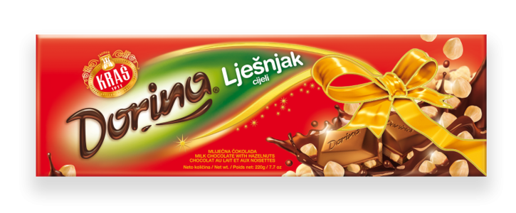 Hazelnut Milk Chocolate, Dorina,  220g Sale Online Shop