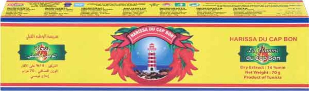 Harissa Du Cap Bon, La Flamme (Socodal) 70g tube Newest For Sale