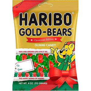 Haribo Christmas Bears Gummi Candy, 4 oz Clearance Pictures