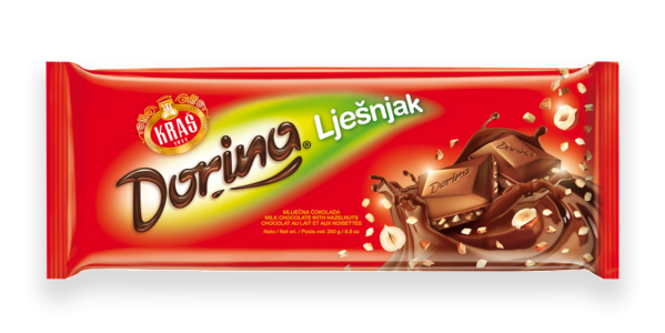 Hazelnut Milk Chocolate, Dorina,  250g Choice