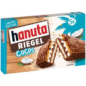 Hanuta Riegel Cocos, 5pk - 172.5g Sale 100% Original