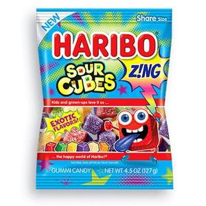 Haribo Zing Sour Cubes Gummi Candy, 4.5 oz Outlet Looking For