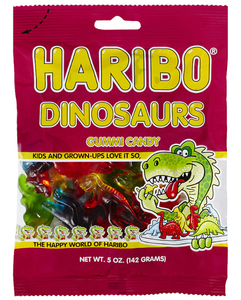 Haribo Dinosaurs Gummi Candy, 5 oz (142g) Tumblr Cheap Pice