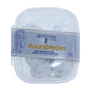 Greek Shortbread Butter Cookies with Powdered Sugar, Kourabiedes (Athenian Foods) 10 oz Tumblr Sale Online