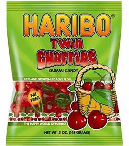 Haribo Twin Cherries Gummi Candy, 5oz (142g) Limited Edition Cheap Pice