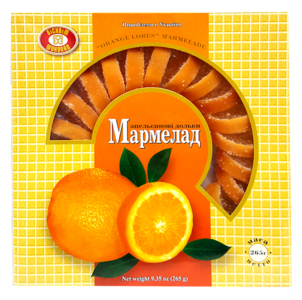 Gourmet Fruit Slices Jelly Candy, Orange, 265g Box Fashionable Sale Online