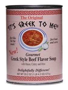 Greek Style Beef Flavor Soup (ItsGreekToMe) 20.2 oz Cheap Sale Outlet Store