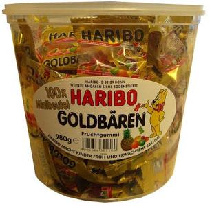 Haribo Mini Goldbaren, 100x minibeutel, 980g Tub Sale Best Seller