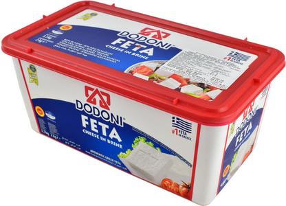 Greek Feta Cheese Dodoni, 2kg (4.4lb) Plastic Nicekicks Online