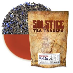 Strawberry Kiwi Loose Leaf Black Tea (8oz Bulk Bag) Discount Online Online