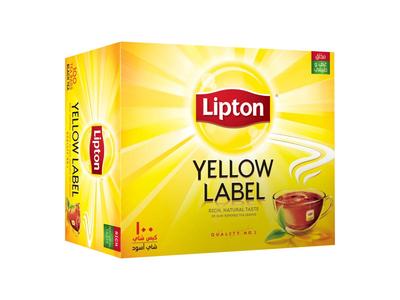 Lipton Yellow Label Tea 100 Tea Bags 200Gm Clearance Classic