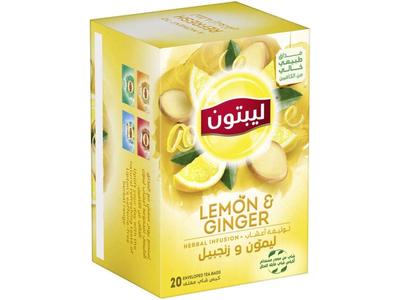 Lipton Herbal Infusion Lemon & Ginger, 20 Tea Bags Cheap The Cheapest
