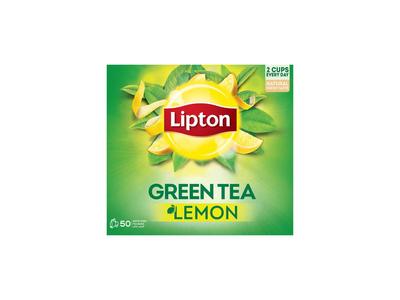 Lipton Green Tea Lemon Flavour 50 Tea Bags Best Pices