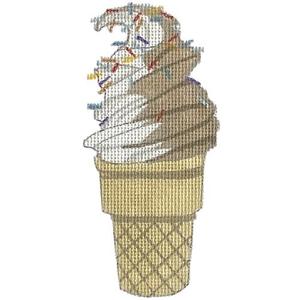 Soft Serve Ice Cream Cone Sale Good Selling