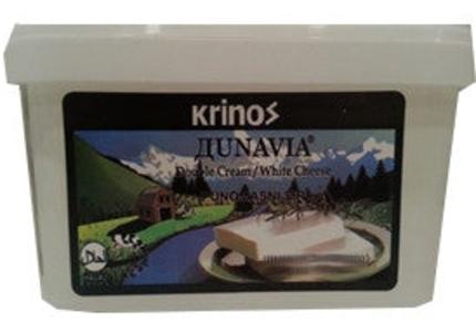 Double Cream White Cheese, Dunavia (Krinos) 400g Where To Buy Cheap Real
