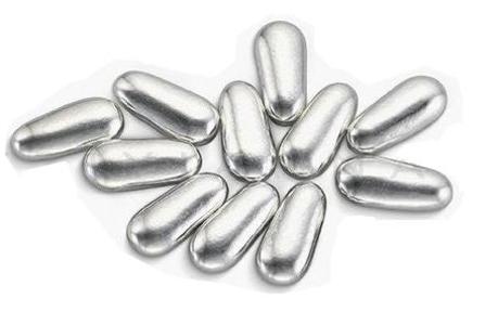 Decorative Silver Dragees, Oval Almond, approx. 1.3oz Outlet Popular