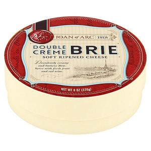 Double Creme Brie Round Soft-Ripened Cheese (Joan of Arc) 8 oz 2025 Newest Online