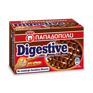Digestive with Milk Chocolate (Papadopoulos) 200g Clearance With Mastercard