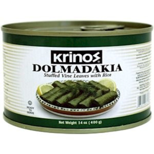 Dolmadakia, Stuffed Vine Leaves with Rice (Krinos) 14 oz Genuine Sale Online