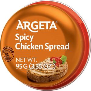 Chicken Pate, SPICY (Argeta) 95g Quality Original