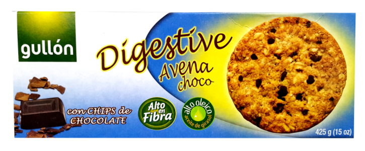 Digestive Cookies, Oats and Dark Chocolate Chips (Gullon) 425g (15 oz) Manchester Great Sale Online