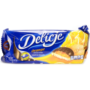 Delicje - Soft Biscuit Topped with Chocolate - Orange Filling, 147g Buy Cheap Outlet Locations