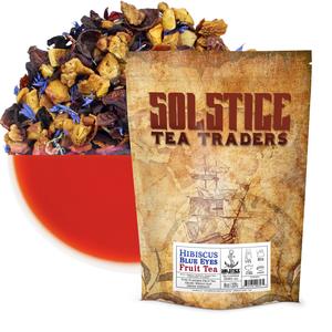 Hibiscus Blue Eyes Herbal Tea (8oz Bulk Bag) Free Shipping The Cheapest