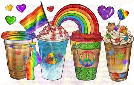 LGBTQ Coffee Drinks Good Selling Cheap Pice