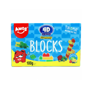 Amos 4D Gummy Blocks 100 g Cheap Sale Latest Collections