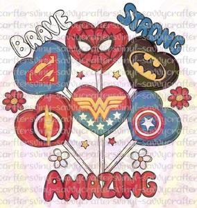 Superhero's Heart Suckers 2025 New