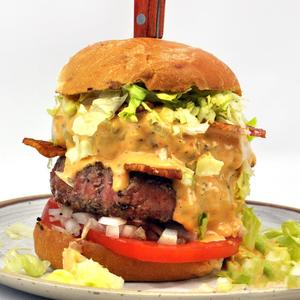 Wagyu Beef Burger Visa Payment