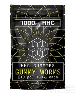 Hi On Nature 1000mg HHC Neon Worms Gummies Buy Sale Online